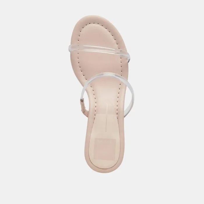 Dolce Vita Mandie Heels Crystal Vinyl Women Sandals