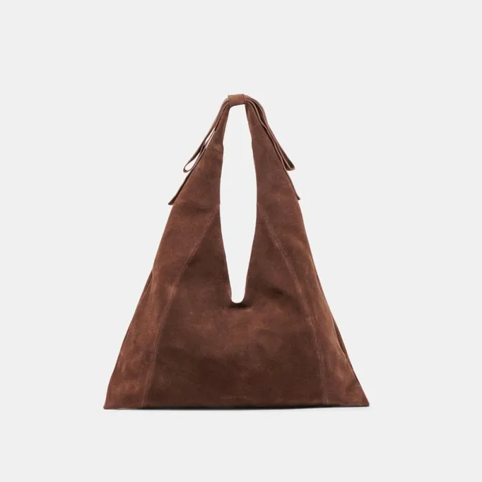 Dolce Vita Marie Tote Chocolate Suede Women Handbags