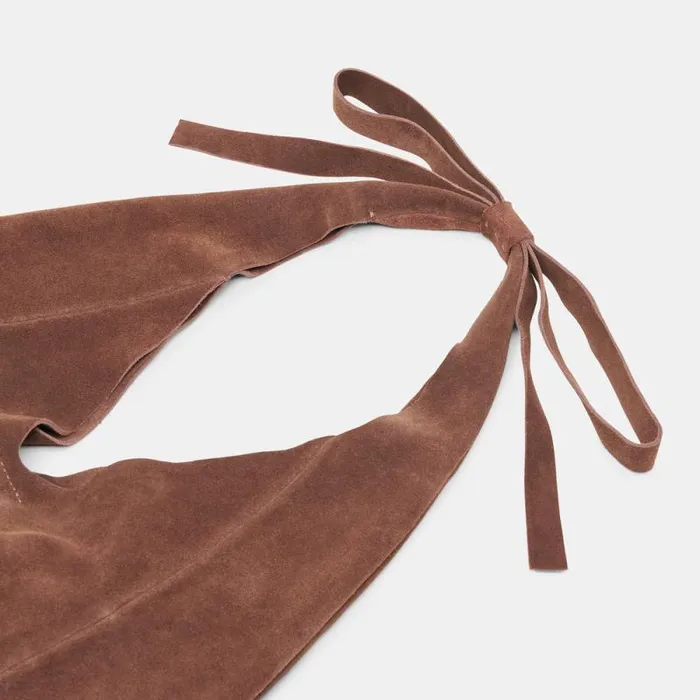 Dolce Vita Marie Tote Chocolate Suede Women Handbags