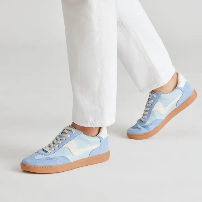 Dolce Vita Notice Sneakers Blue Suede Women Sneakers