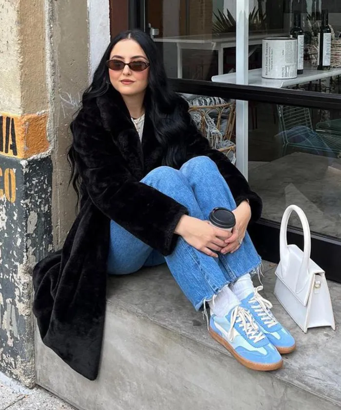 Dolce Vita Notice Sneakers Blue Suede Women Sneakers