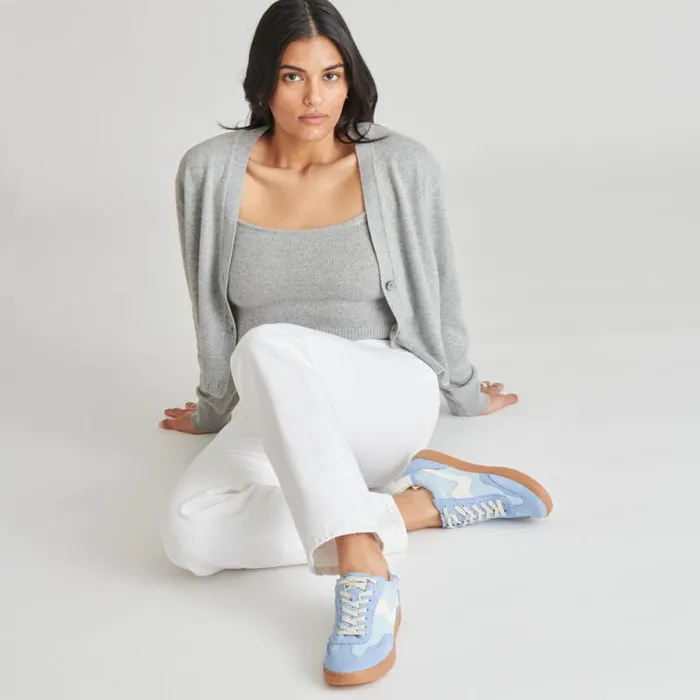 Dolce Vita Notice Sneakers Blue Suede Women Sneakers