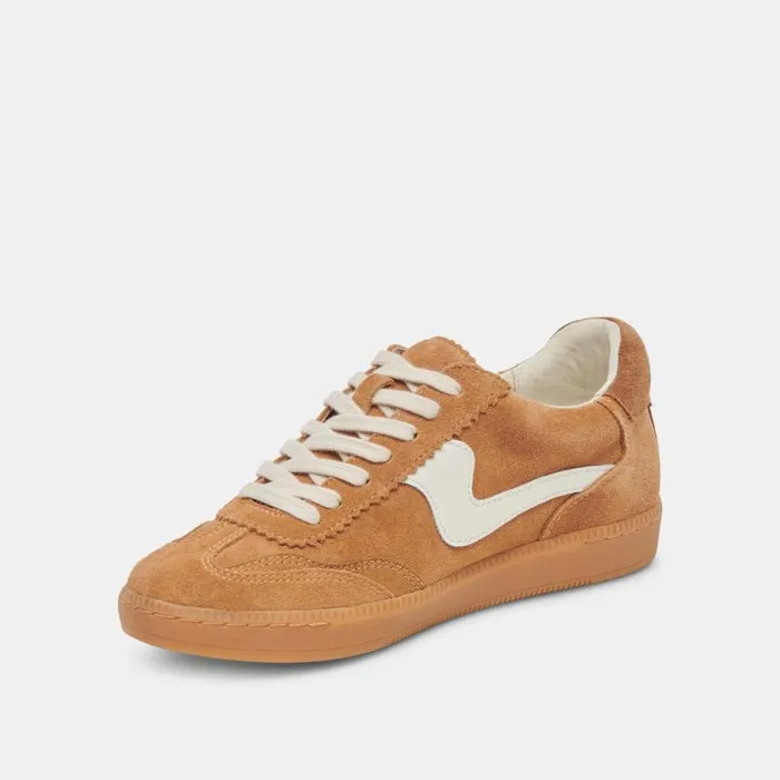 Dolce Vita Notice Sneakers Brown Suede Women Sneakers