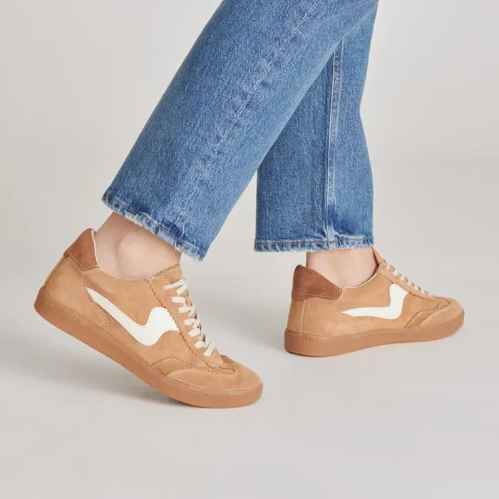 Dolce Vita Notice Sneakers Brown Suede Women Sneakers