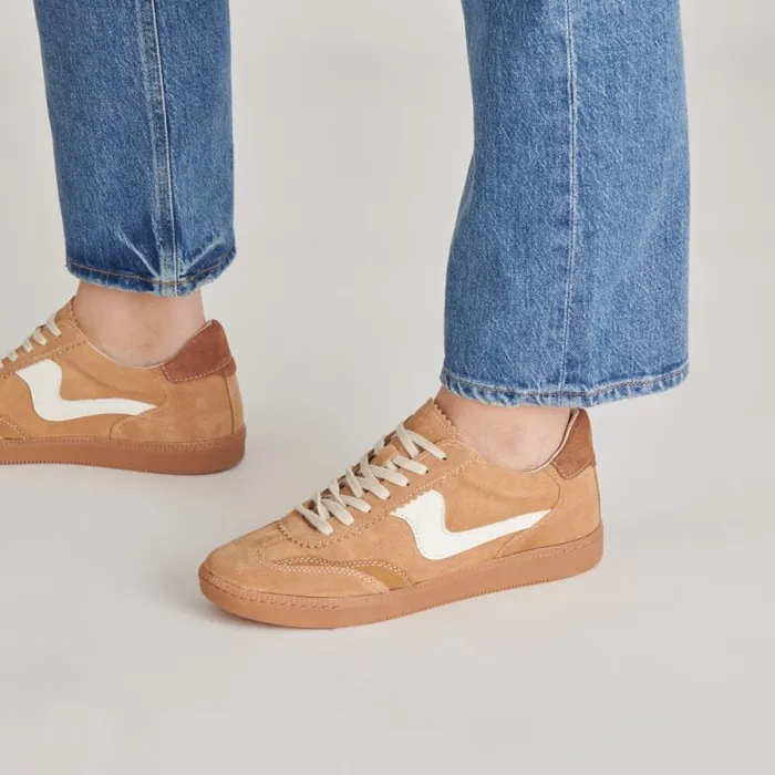 Dolce Vita Notice Sneakers Brown Suede Women Sneakers