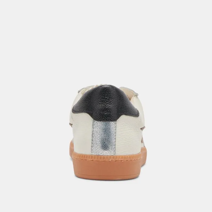 Dolce Vita Notice Wide Sneakers White Grey Leather Women Sneakers