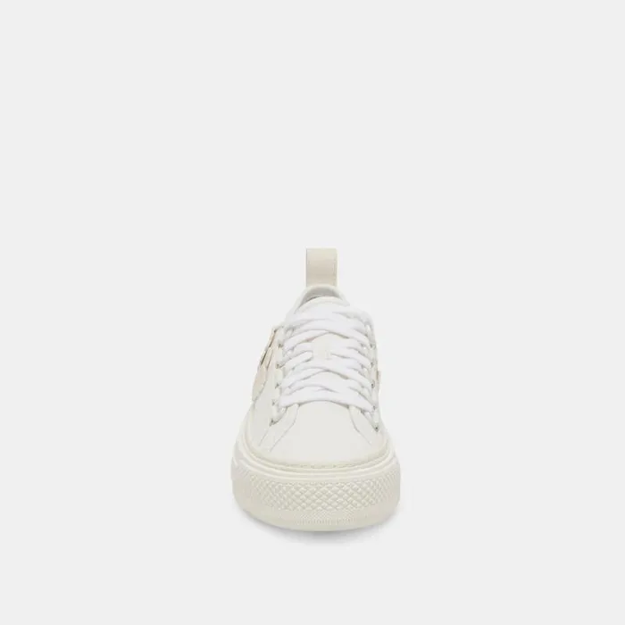Dolce Vita Robbin Sneakers White Canvas Women Sneakers