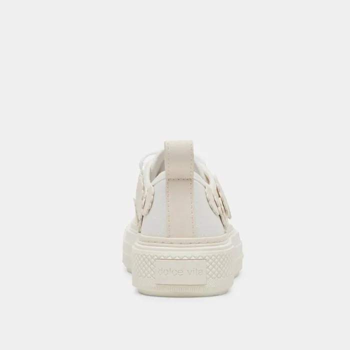 Dolce Vita Robbin Sneakers White Canvas Women Sneakers