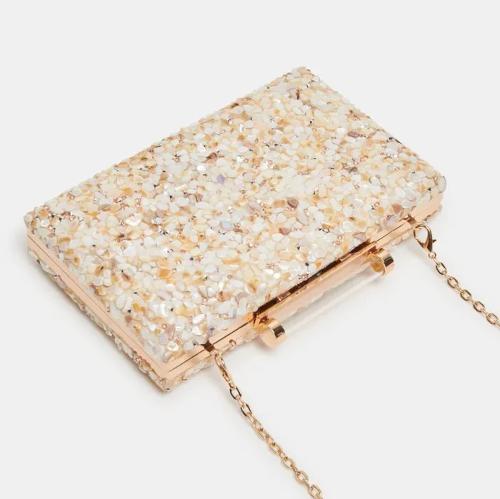 Dolce Vita Rockee Clutch Natural Cluster Women Handbags
