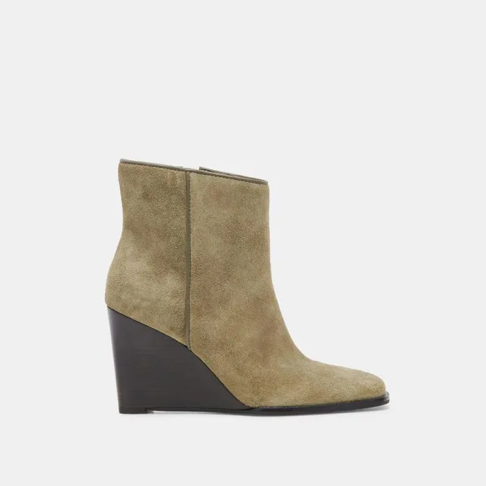 Dolce Vita Susann Booties Moss Suede Women Boots and Booties