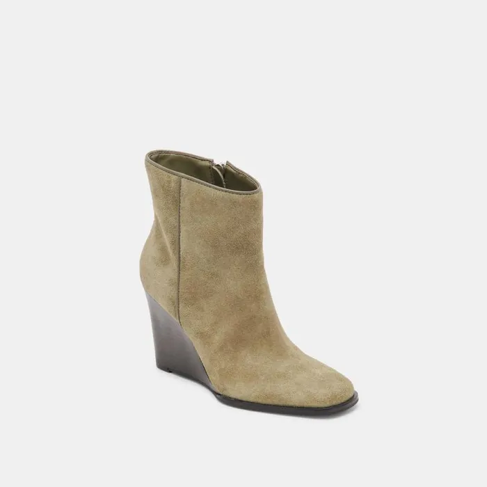 Dolce Vita Susann Booties Moss Suede Women Boots and Booties