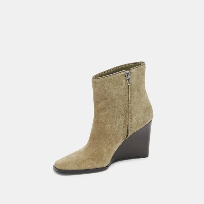 Dolce Vita Susann Booties Moss Suede Women Boots and Booties