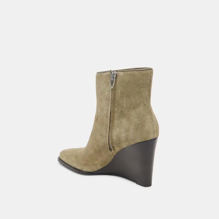 Dolce Vita Susann Booties Moss Suede Women Boots and Booties