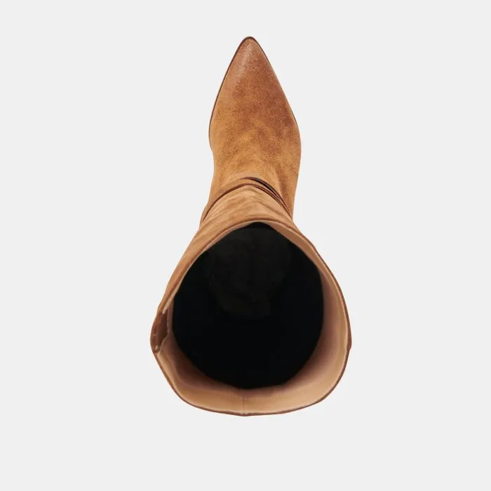 Dolce Vita Tyrone Boots Brown Suede Women Boots and Booties