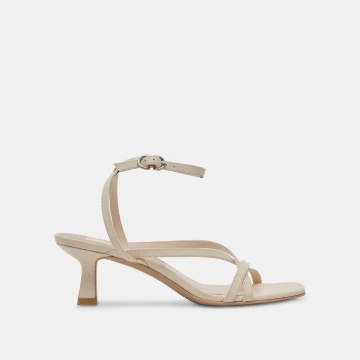 Dolce Vita Zamal Heels Creme Leather Women Heels