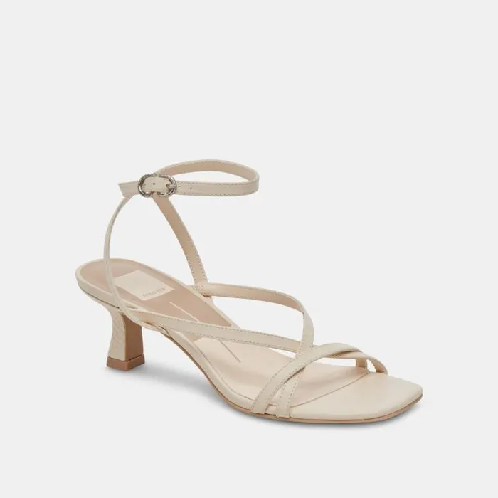 Dolce Vita Zamal Heels Creme Leather Women Heels