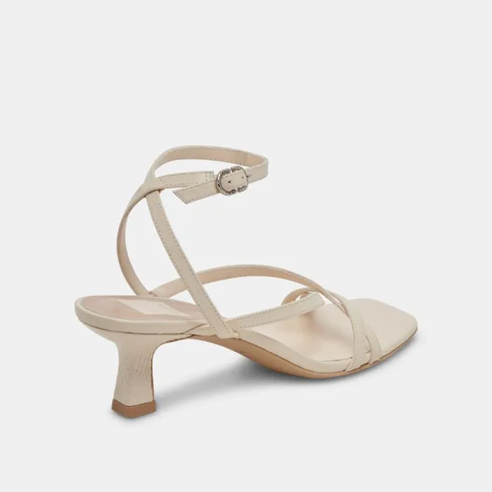 Dolce Vita Zamal Heels Creme Leather Women Heels