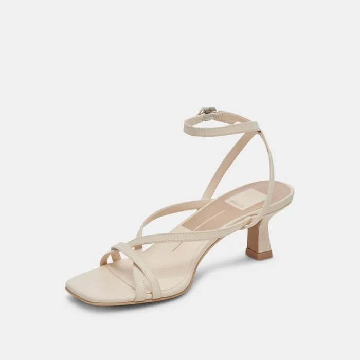 Dolce Vita Zamal Heels Creme Leather Women Heels