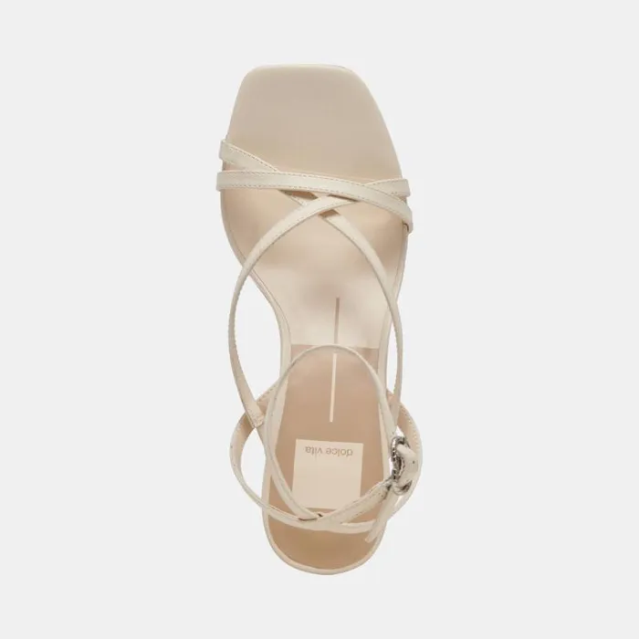 Dolce Vita Zamal Heels Creme Leather Women Heels
