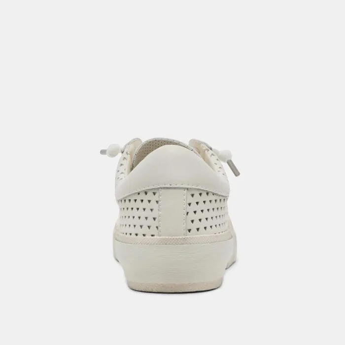 Dolce Vita Zina Perf 360 Sneakers White Leather Women Sneakers