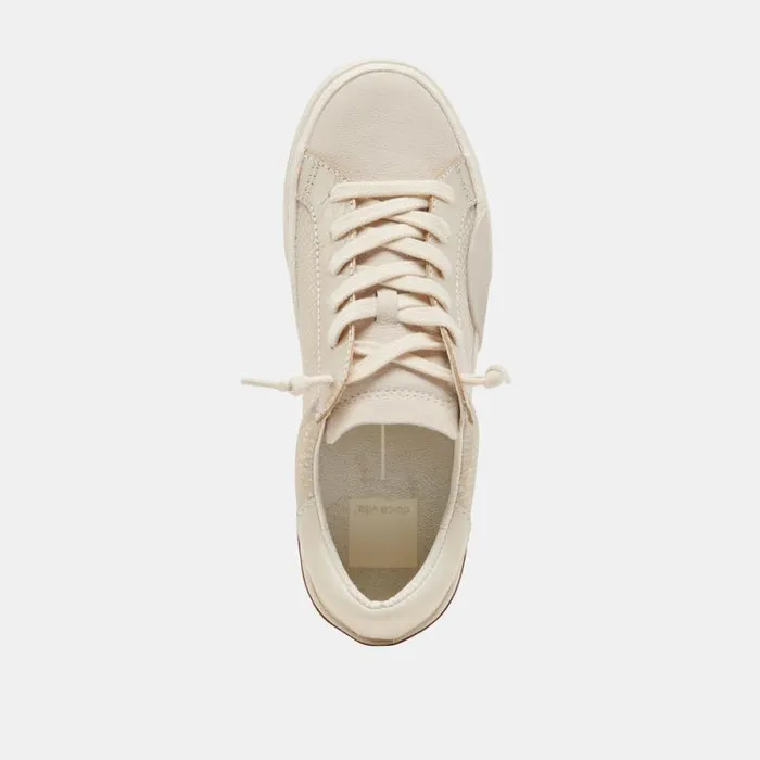 Dolce Vita Zina Sneakers Champagne Embossed Leather Women Sneakers