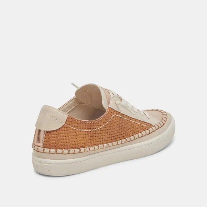 Dolce Vita Zolen Sneakers Brown Woven Women Sneakers