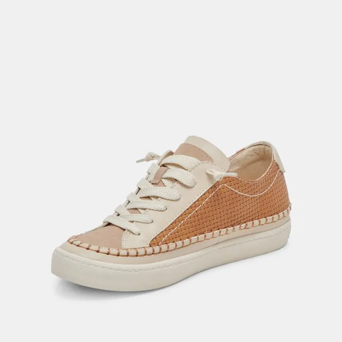 Dolce Vita Zolen Sneakers Brown Woven Women Sneakers