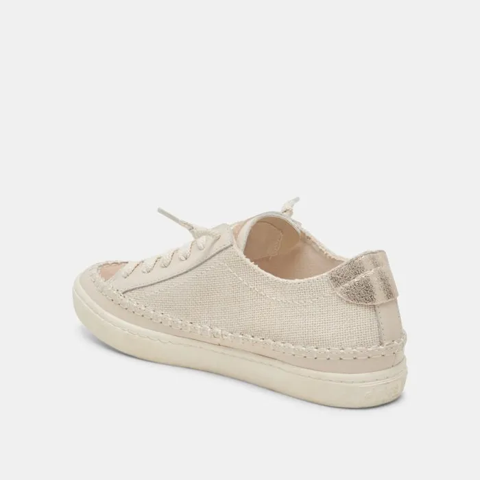 Dolce Vita Zolen Sneakers Natural Canvas Women Sneakers