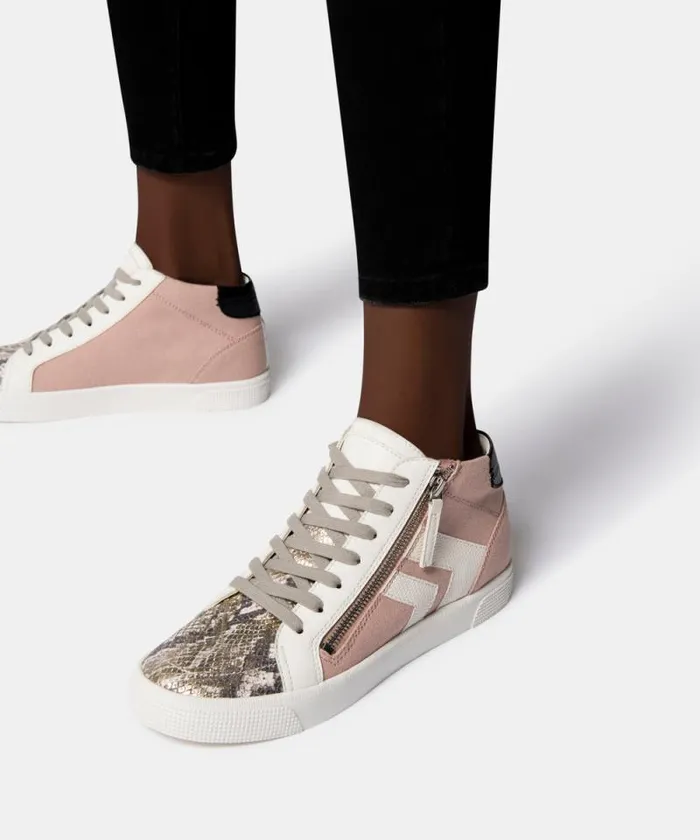 Dolce Vita Zolie Sneakers Blush Multi Canvas Women Sneakers