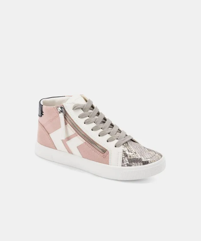 Dolce Vita Zolie Sneakers Blush Multi Canvas Women Sneakers