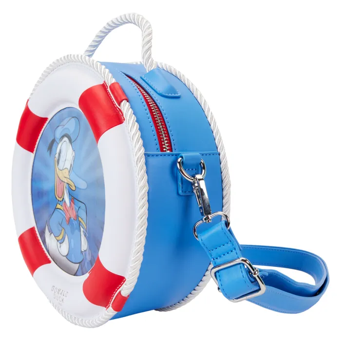 Donald Duck 90th Anniversary Lenticular Crossbody Bag Unisex Loungefly Bags and Wallets Donald Duck 90th Anniversary Lenticular Crossbody Bag Unisex Loungefly Bags and Wallets