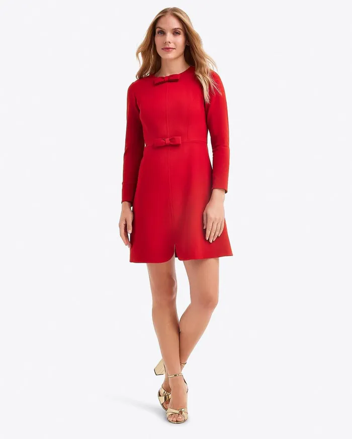 Draper James Bedding Women LongSleeve Sadie Shift Dress In Ponte