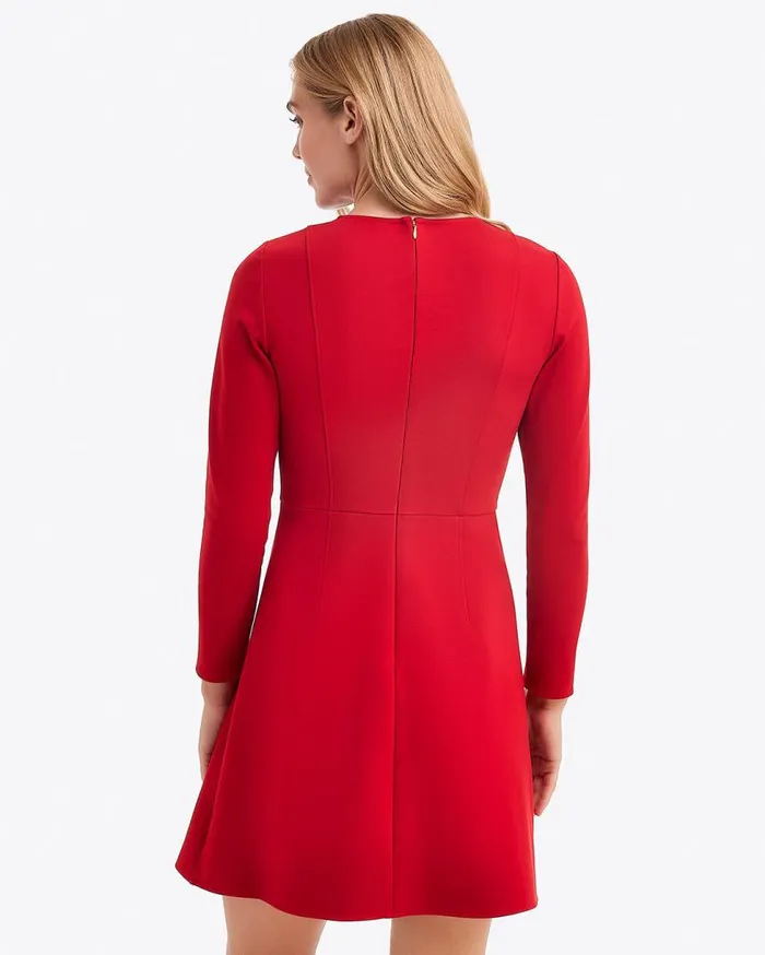 Draper James Bedding Women LongSleeve Sadie Shift Dress In Ponte