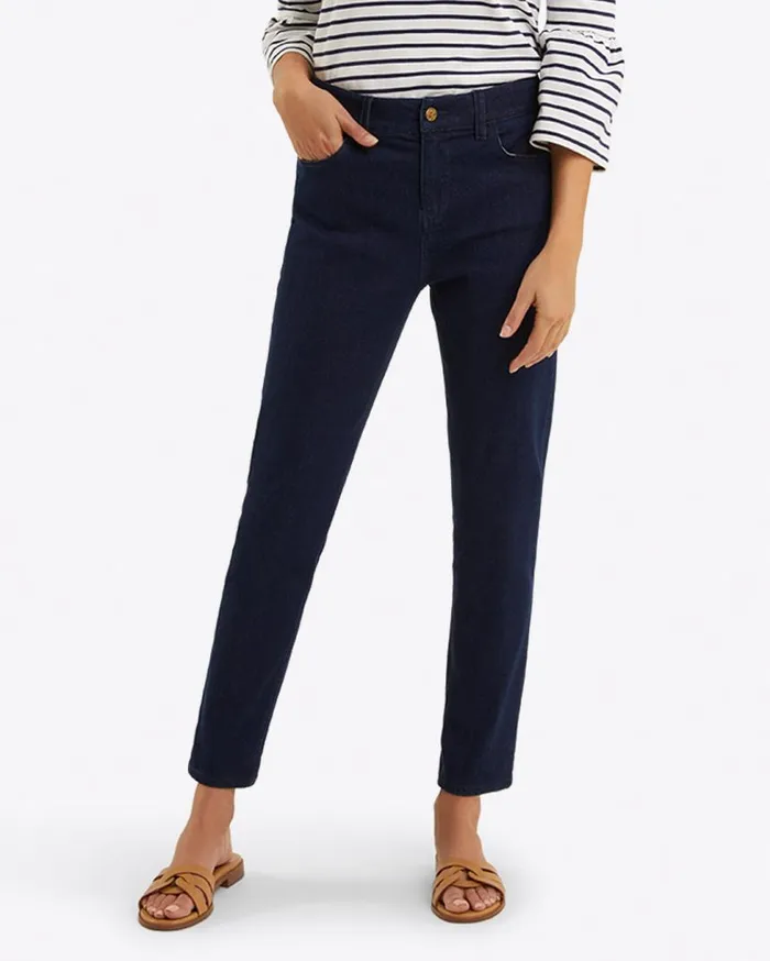 Draper James Bottoms and Skirts Women MidRise Slim Jeans In Dark Wash