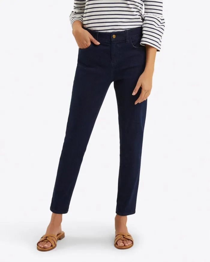 Draper James Bottoms and Skirts Women MidRise Slim Jeans In Dark Wash