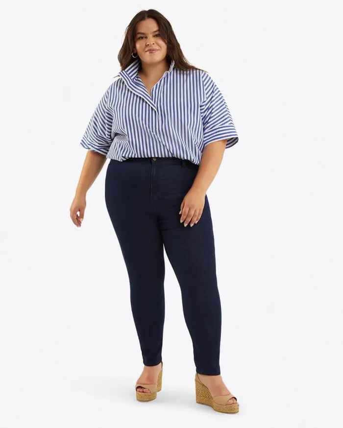 Draper James Bottoms and Skirts Women MidRise Slim Jeans In Dark Wash