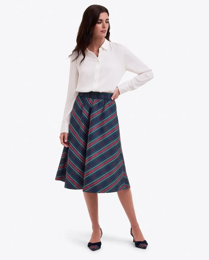 Draper James Bottoms and Skirts Women Taffeta Midi Skirt