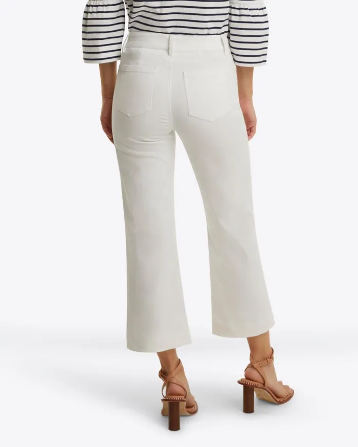 Draper James Bottoms and Skirts Women Wide Leg Jeans In White Denim