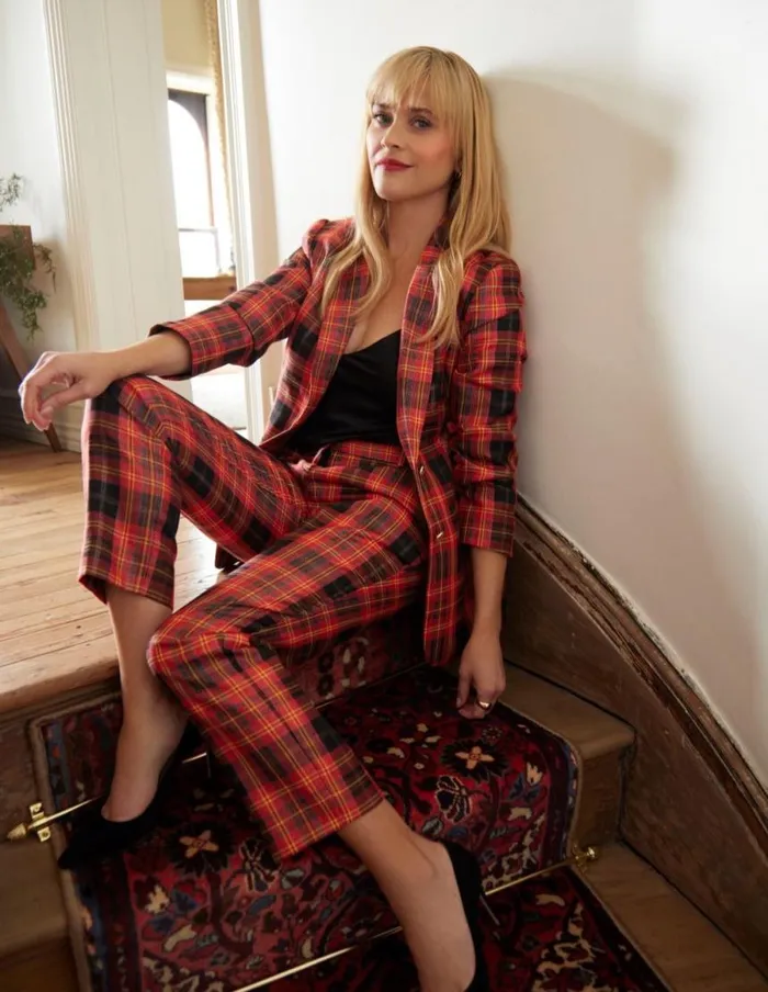 Draper James Bottoms and Skirts Women Woven Pants In Caroline Shimmer Plaid