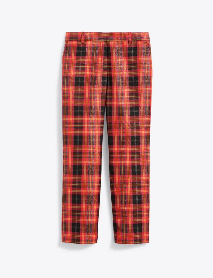 Draper James Bottoms and Skirts Women Woven Pants In Caroline Shimmer Plaid