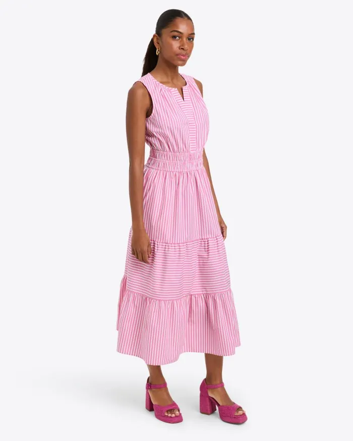Draper James Dresses Women Delilah Midi Dress In Crisp Cotton