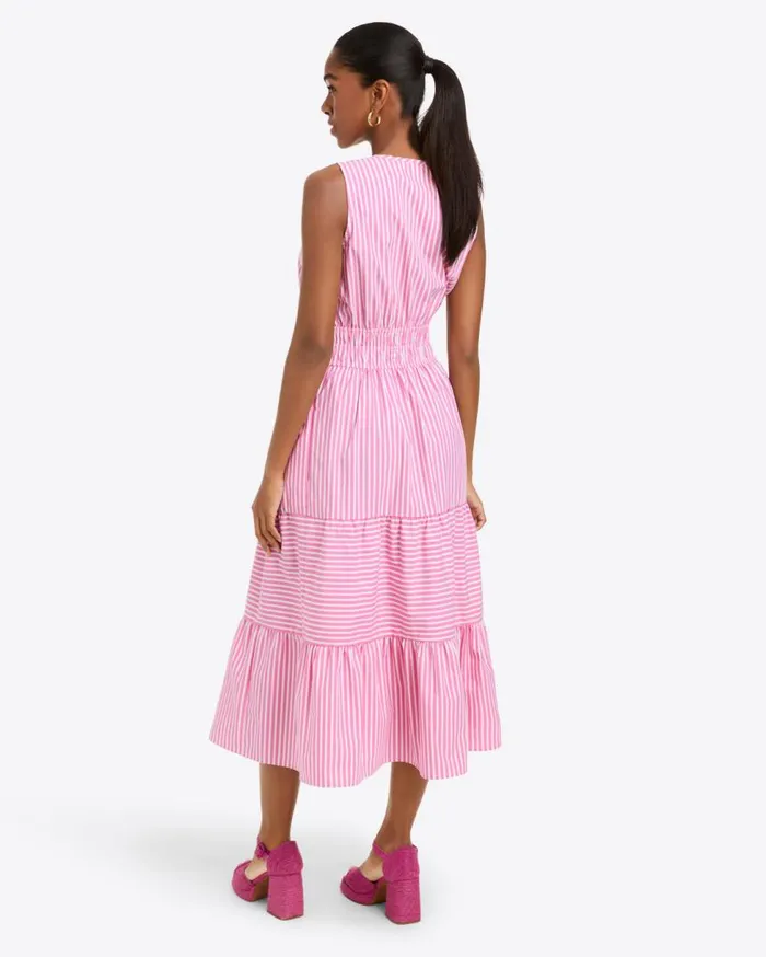 Draper James Dresses Women Delilah Midi Dress In Crisp Cotton