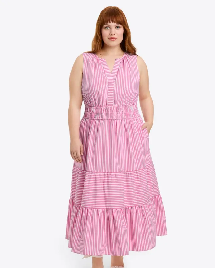 Draper James Dresses Women Delilah Midi Dress In Crisp Cotton