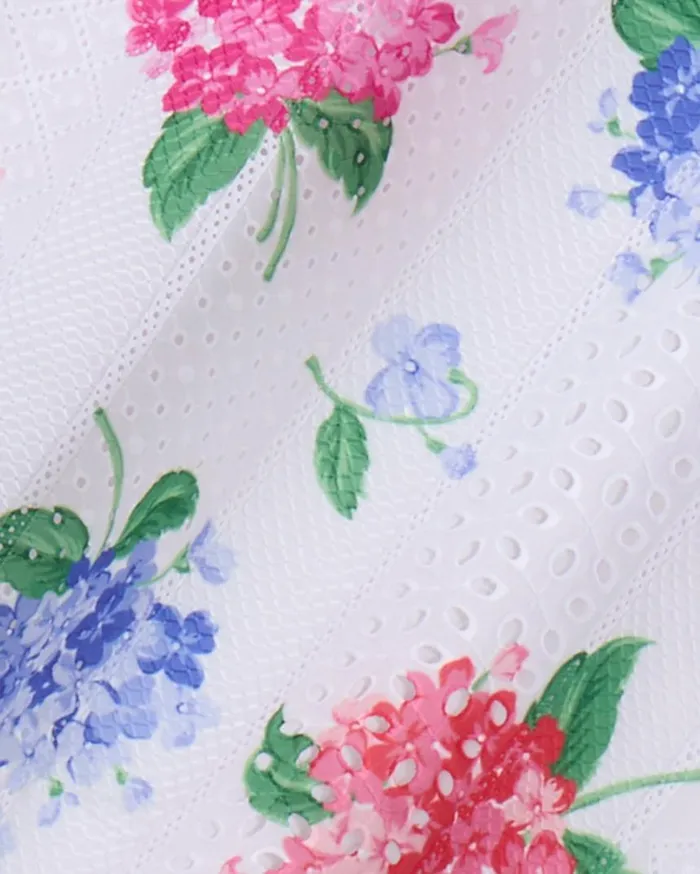 Draper James Dresses Women Girls Shift Dress In Printed Eyelet