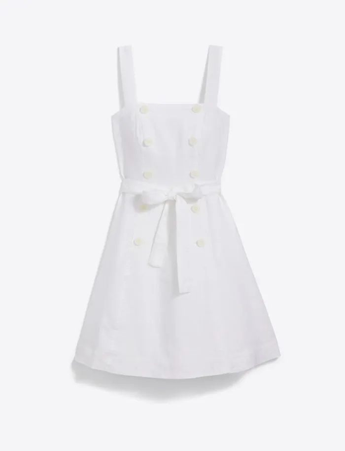 Draper James Dresses Women Kylie Love Circle Mini Dress In Linen