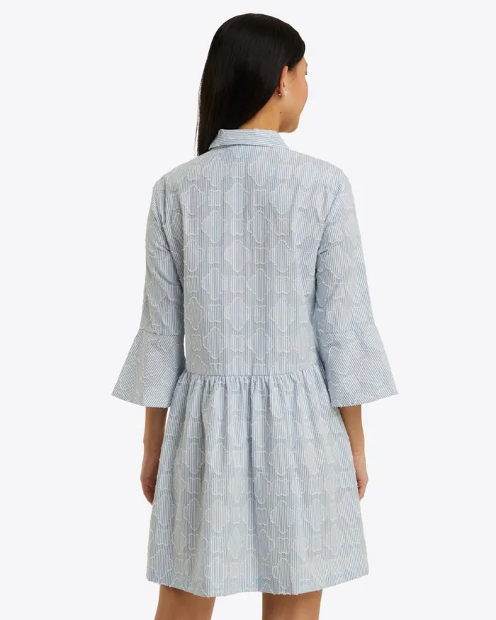 Draper James Extended Sizes Women Sheena Shirtdress In Textured Stripe