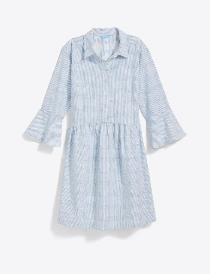 Draper James Extended Sizes Women Sheena Shirtdress In Textured Stripe