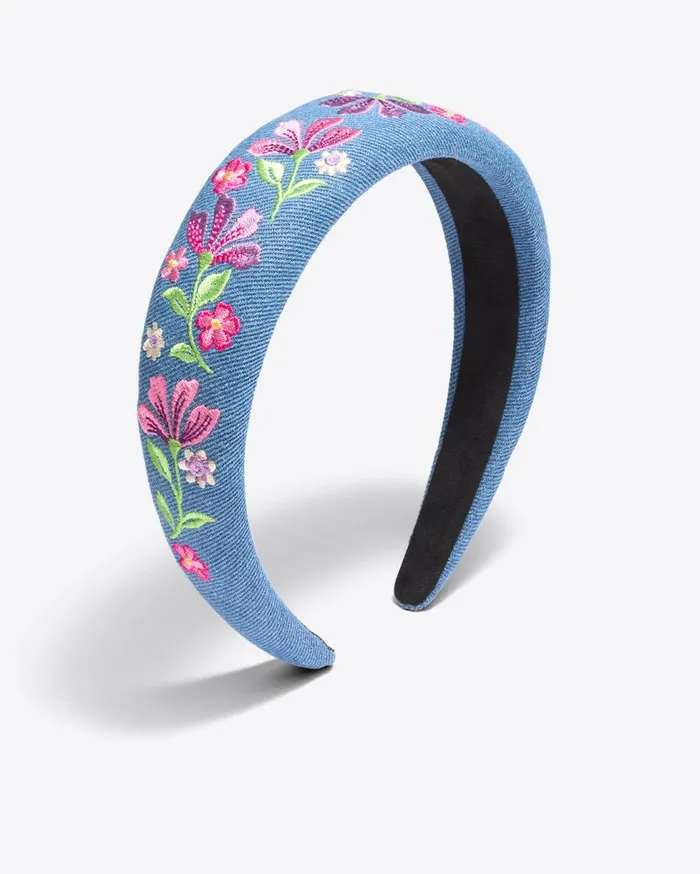 Draper James Hats and Hair Women Embroidered Headband