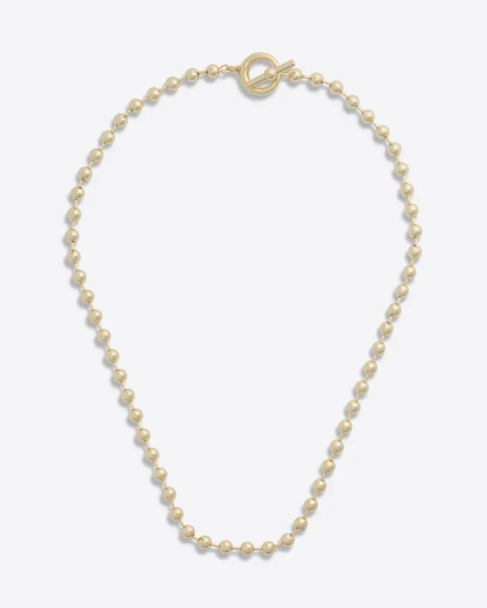 Draper James Jewelry Women Gold Bead Toggle Necklace