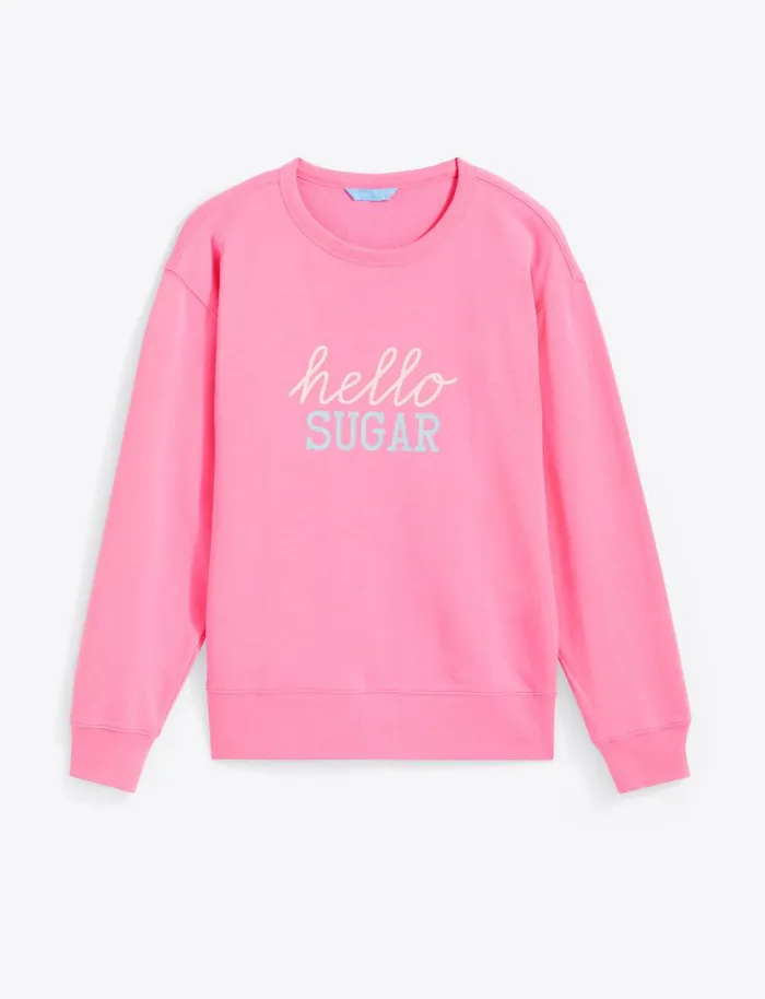Draper James Lounge and Pajamas Women Hello Sugar Sweatshirt